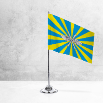 Настольный флаг ВКС на металлической подставке