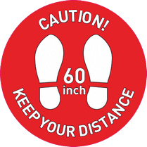 Наклейка «Keep yor distance»